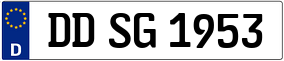 Truck License Plate